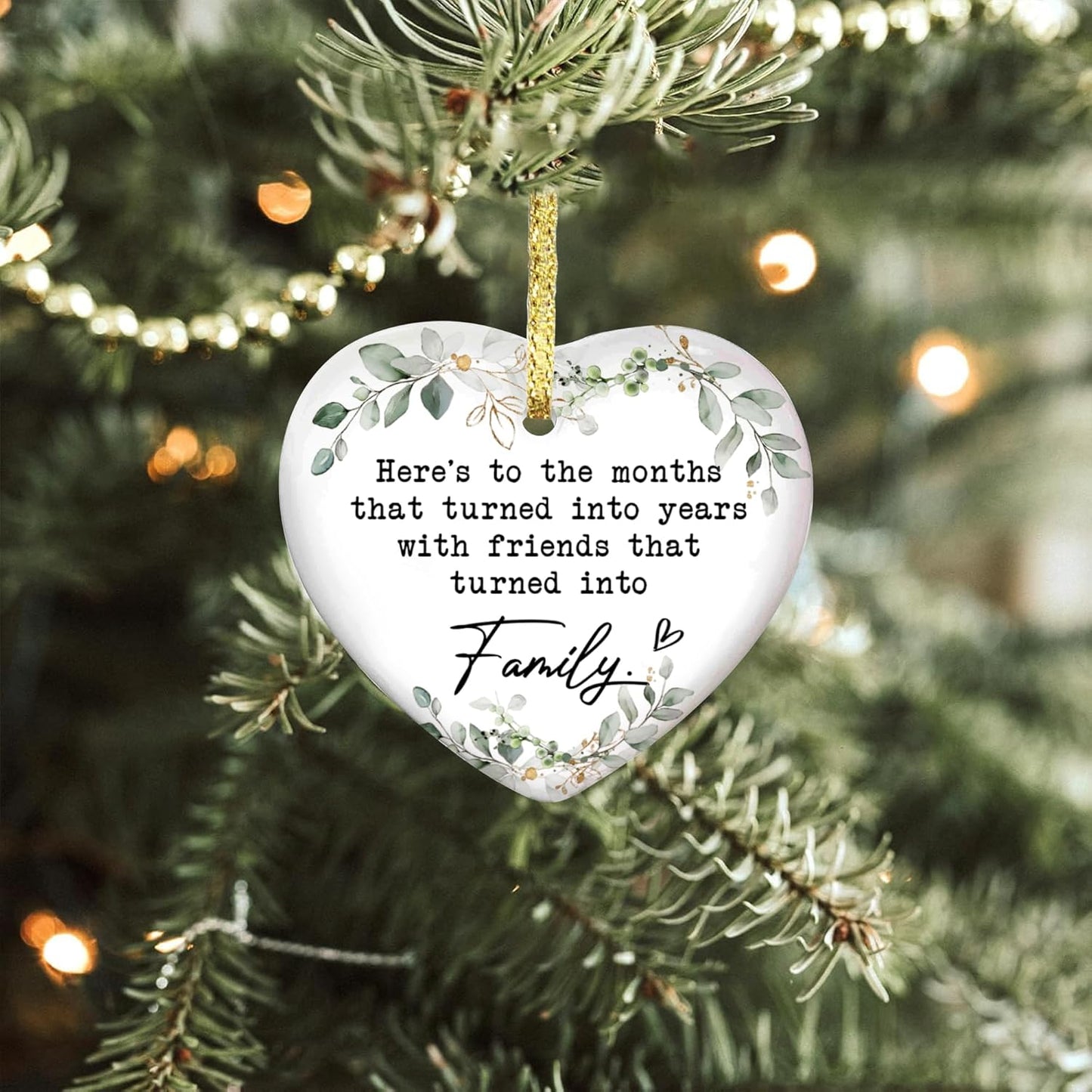 Gossby Gift for Sisters - Sister Gift from Sister - White Sisters Decor - Gifts for Women Best Friend - Car Hanging Decoration Ornament - Wine Bottle Decor
