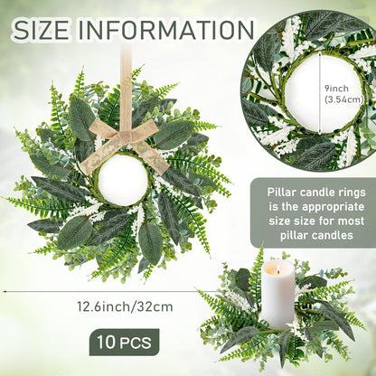 24" Christmas Wreaths for Front Door 2 PCS Christmas Teardrop Swag Winter Wreath with Red Ball Red Berry Pine Needles for Indoor Outdoor Farmhouse Home Wall Window Festival Wedding Decor