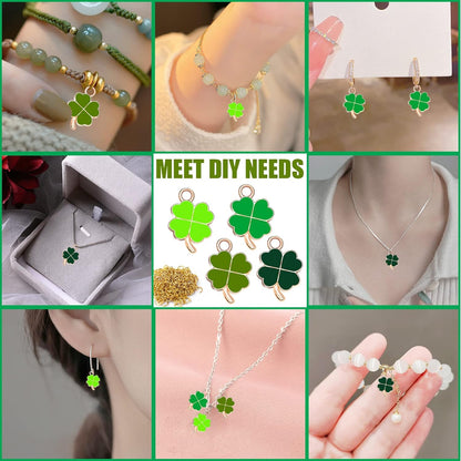 Christmas Charms Gold Enamel Jewelry Making Charms for Bracelet Necklace Earring