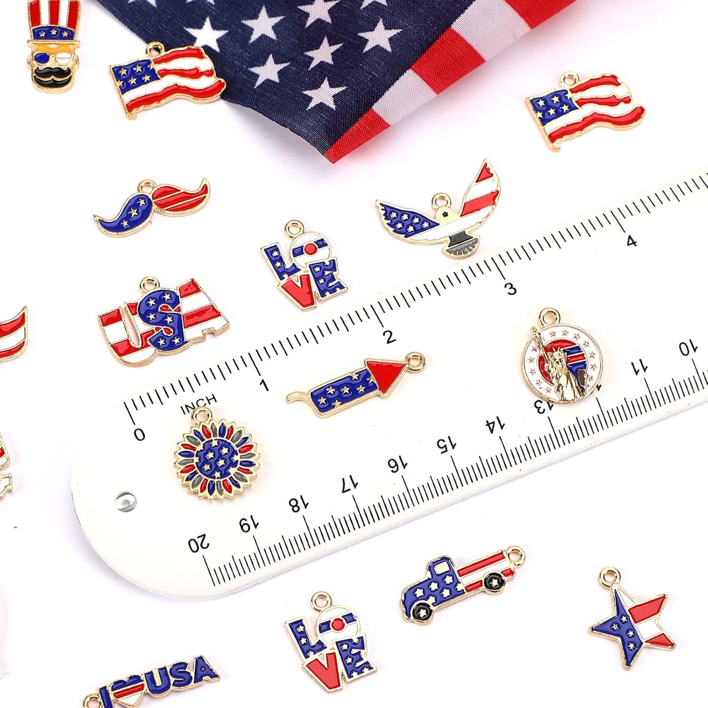 Christmas Charms Gold Enamel Jewelry Making Charms for Bracelet Necklace Earring