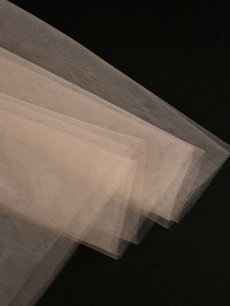 DRESS A Line Blazer Dresses With Waist Belt Patchwork Mesh Skirt