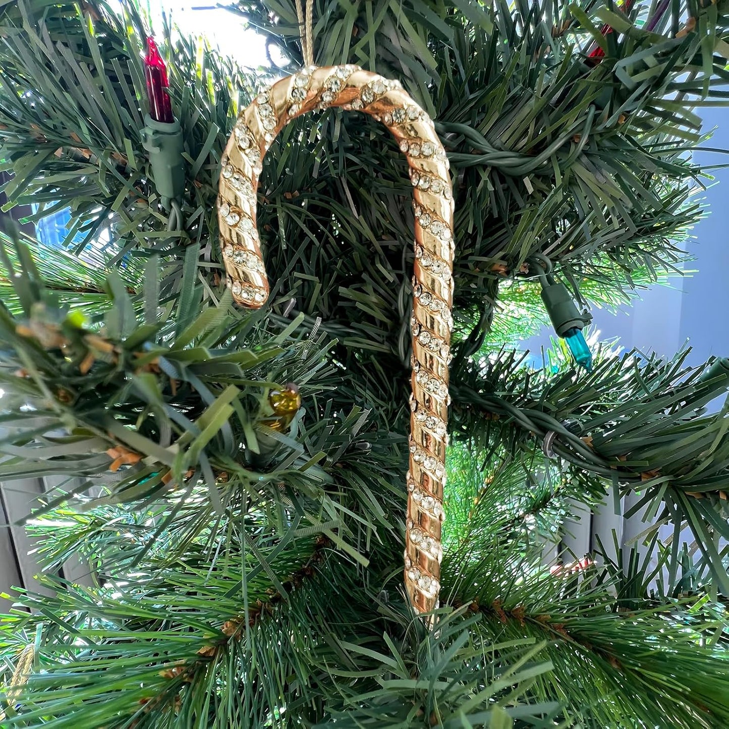 2025 Christmas Ornaments Champagne Ornament,Hanging Wine Glass Ornaments for Christmas Tree Decorations, Keepsake Gifts for Sisters Mother Grandma Women