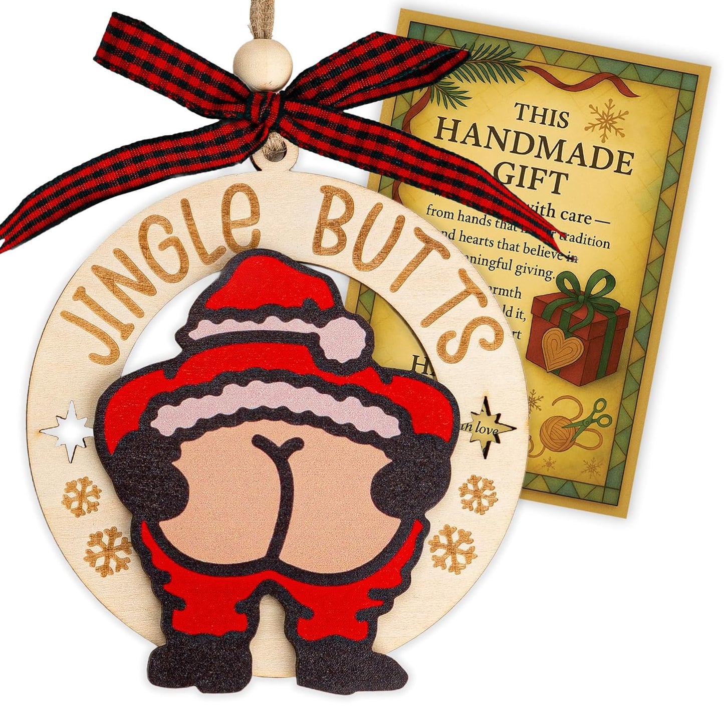 Funny Snowman Ornament 2025, Christmas Ornaments 2025, Funny Christmas Tree Decoration, Gag Gift for Adults, Unique Holiday Humor, How snowflakes, Mica Hanging Piece