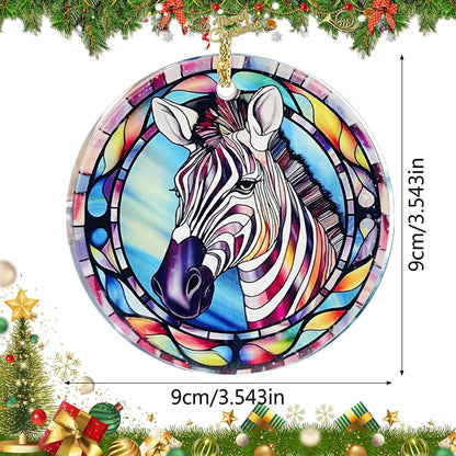 Cat Christmas Ornament, Christmas Ornaments 2025 Black Cat Christmas Decorations Acrylic 2 Side Printed Christmas Decor, Personalized Ornaments for Lovers