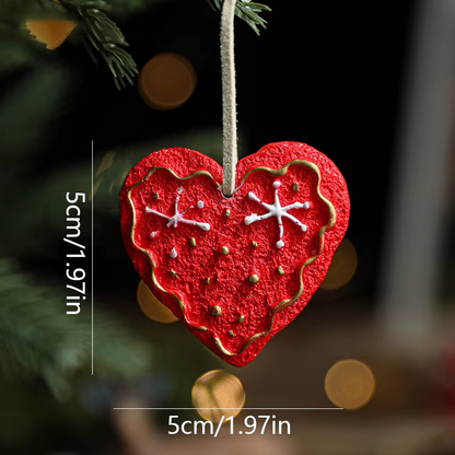 Christmas tree pendant: Resin Santa Claus & Snowman decoration for the Christmas tree