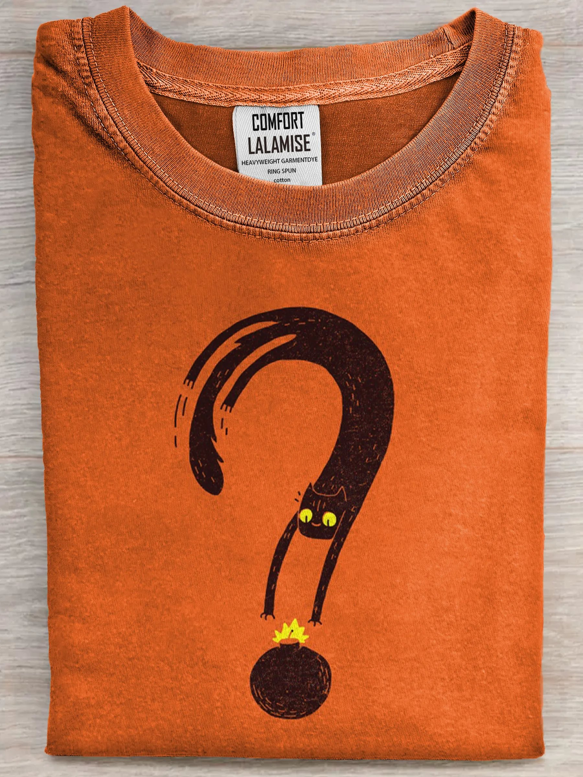 Mischievous Cat Bomb Graphic Tee