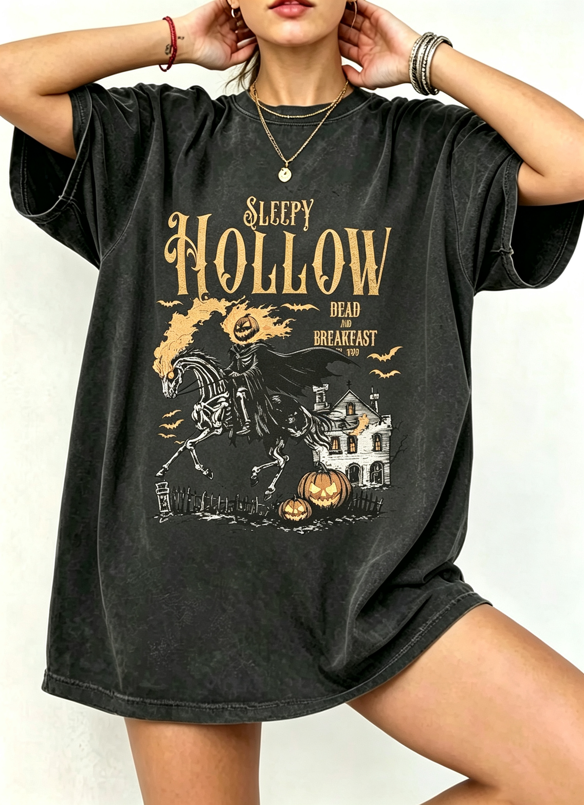 Sleepy Hollow Headless Horseman Oversized Tee