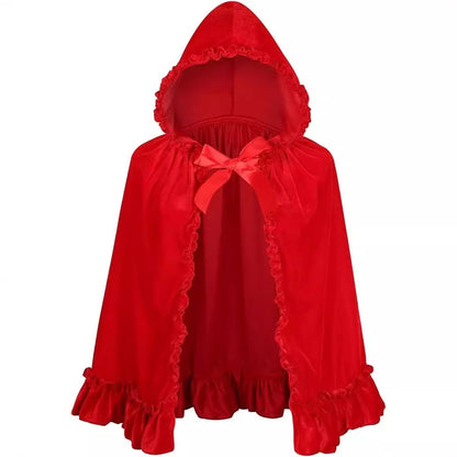 Christmas Clothing Adult Christmas Cloak Cloak Little Red Riding Hood Christmas Cloak Party Stage Performance Clothing