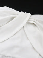 Chest Wrap Off Shoulder Dresses Backless Bodycon Fringed Party High Waist