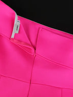 One Shoulder Rose 3D Floral Evening Gown Maxi