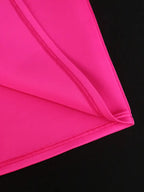 One Shoulder Rose 3D Floral Evening Gown Maxi