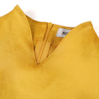 Puff Sleeve Half Collar Peplum Bodycon Dresses