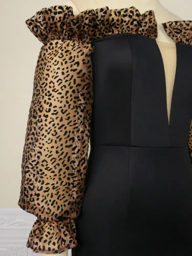 Strapless Deep V Neck Pencil Dress Bodycon