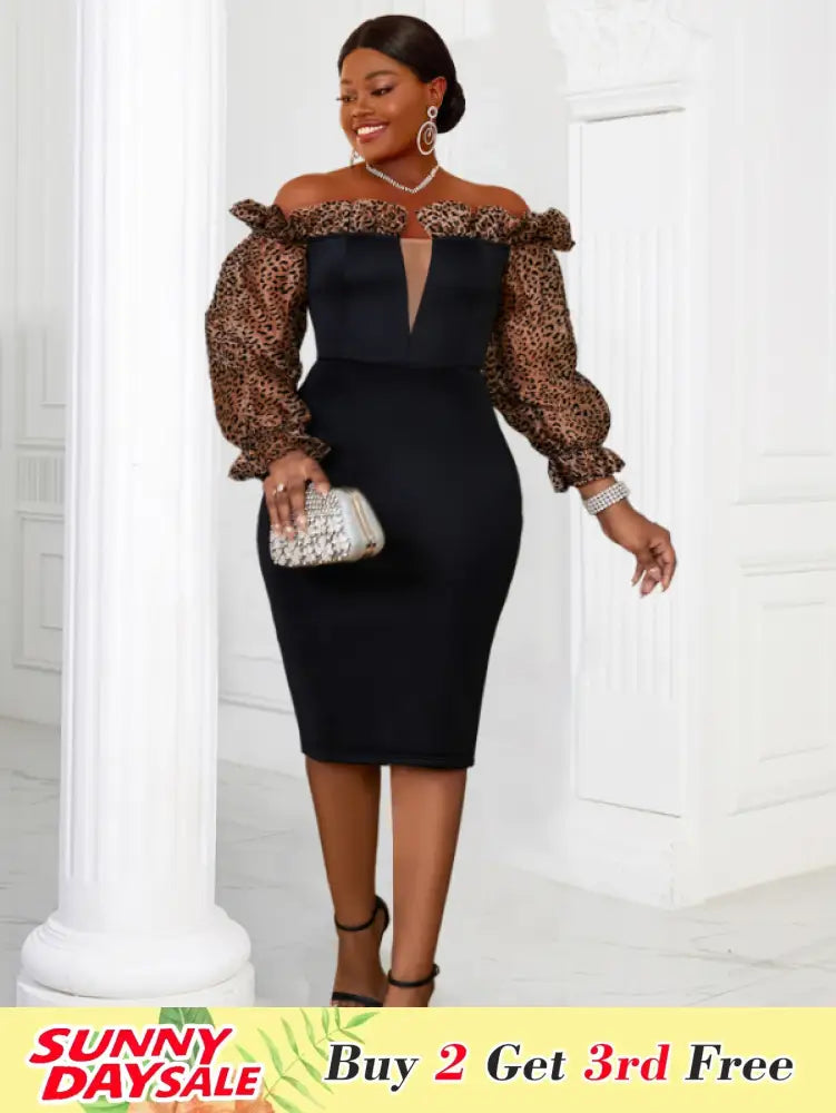 Strapless Deep V Neck Pencil Dress Bodycon