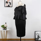 Two Piece Set Ruffles Strapless Suits