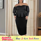Two Piece Set Ruffles Strapless Suits