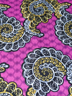 V Neck Patchwork African Printed Midi Dresses