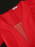 Women A-Line Red Dress Party 2023 New