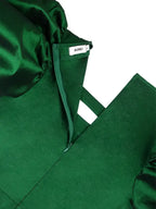 Women Overalls Shiny Green Bodycon Jumpsuit