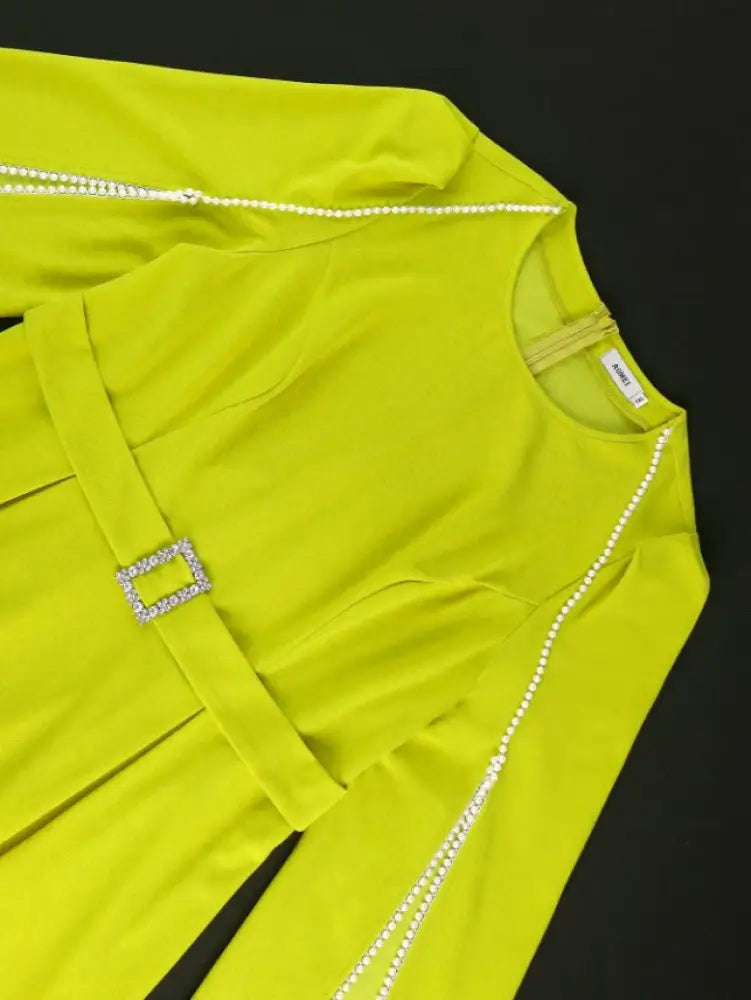 DRESS A Line Party Dress O Neck Cloak Sleeve Beading High Waist