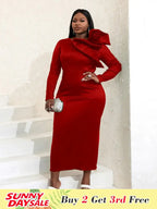 Bodycon Church Dress Women Autumn Wedding Guest Dresses
