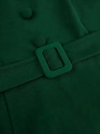 Cape Style Bodycon Dress Round Neck Vintage Modest Look
