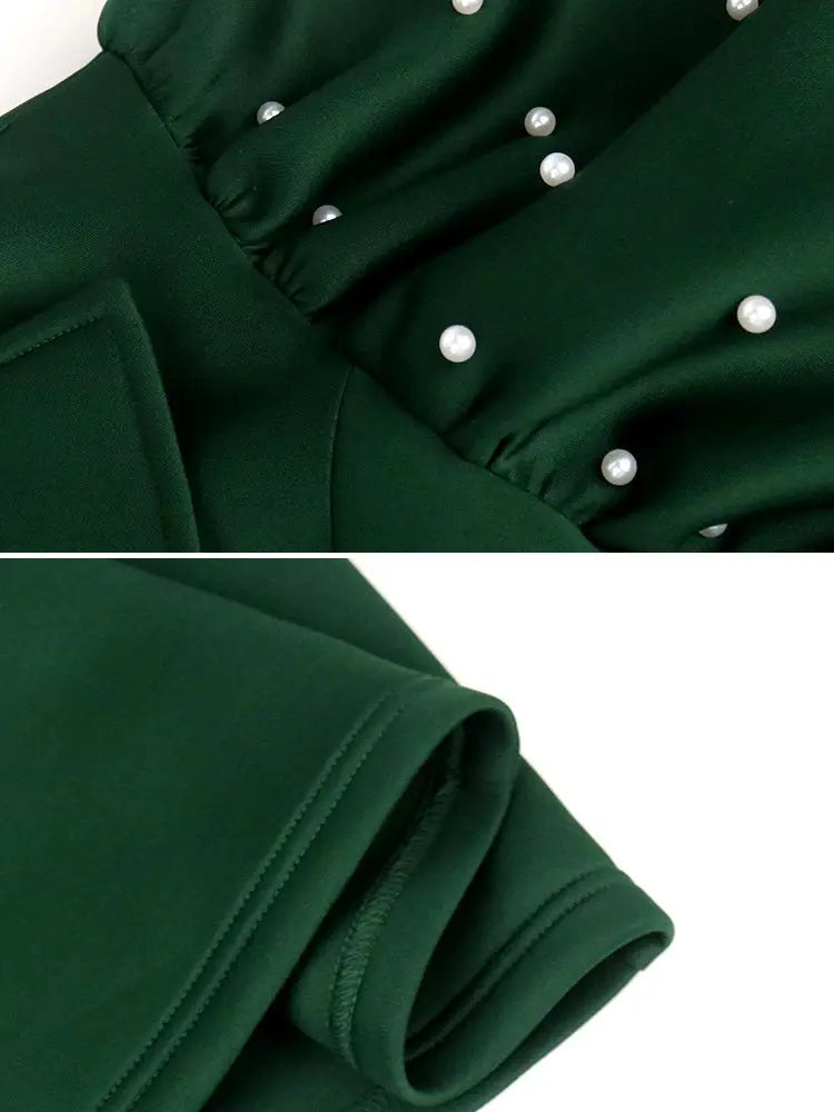 Church Dresses for Women Puff Sleeve Bodycon Dress Plus Size