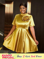 Cocktail Dresses for Wedding Guest Gold Birthday Dress