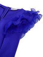 Elegant Blue Dress for Women Summer Wedding Guest Dress