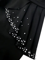 Elegant Business Casual Beaded Dress For Women Package Hip