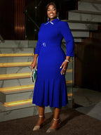 Elegant Church Dresses for Women Mermaid Long Sleeves