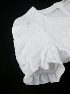Elegant Party Dress Short Puff Sleeve A Line Jacquard Mini