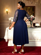 Holiday Party Outfits For Women Sequins Mesh Elegant Dress