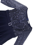 Holiday Party Outfits For Women Sequins Mesh Elegant Dress