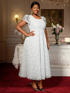 Lace A Line Pleated Dresses 2025 Woman Party Graduation