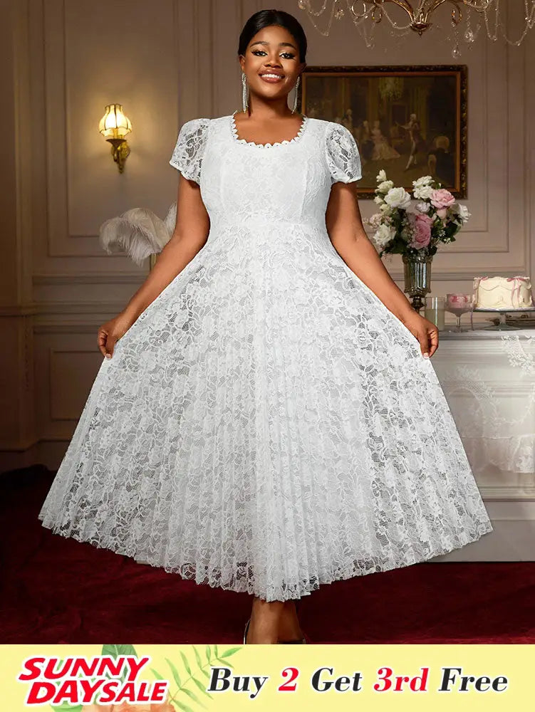 Lace A Line Pleated Dresses 2025 Woman Party Graduation