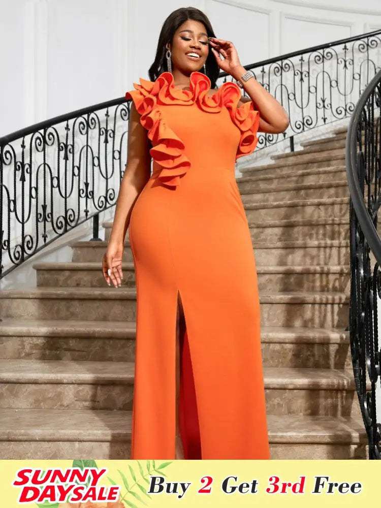 Long Evening Party Dresses Elegant Formal Maxi Dress