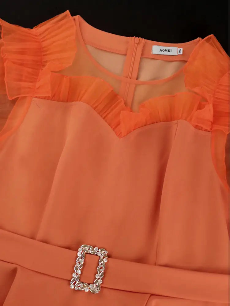 Maternity Wedding Outfit Feminine Pleated Dress