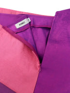 One Shoulder Dress Diagonal Collar Big Bowtie Sleeveless