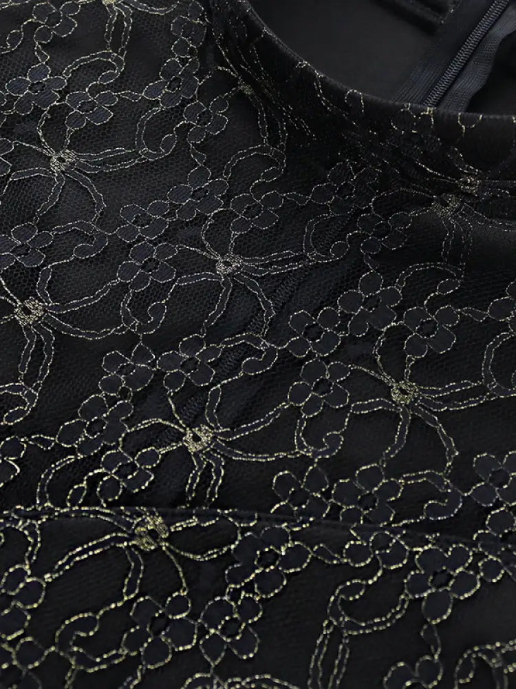 Party Dress Lace Patchwork Bodycon Church Event