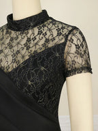 Party Dress Lace Patchwork Bodycon Church Event