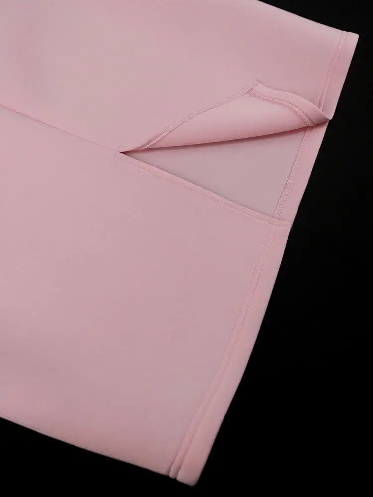 Pink Long Dresses for Women Formal Salsh Neck Wedding Guest Dress