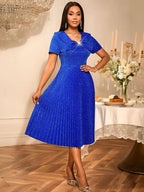 Royal Blue Formal Dress A Line Gown Long Church Dresses
