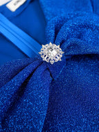 Royal Blue Formal Dress A Line Gown Long Church Dresses
