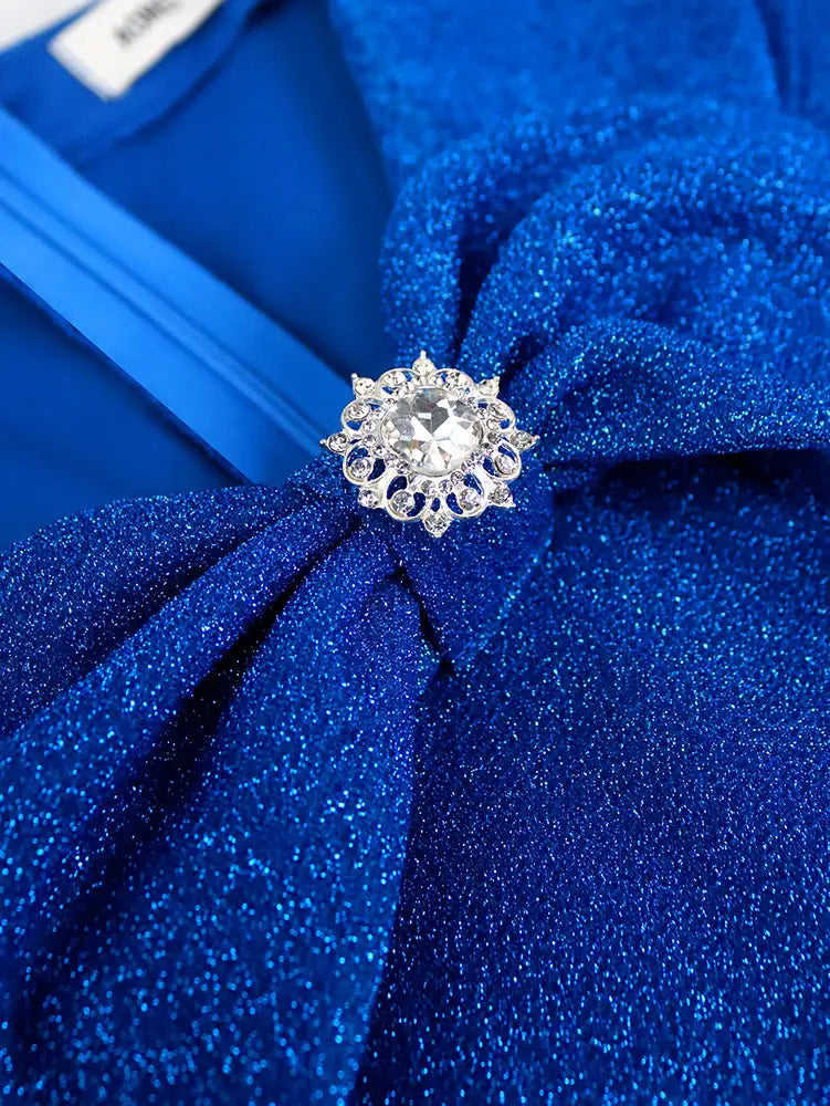 Royal Blue Formal Dress A Line Gown Long Church Dresses