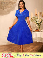 Royal Blue Formal Dress A Line Gown Long Church Dresses