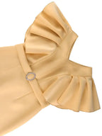 Dress Ruffle Sleeve Bodycon Event Dress