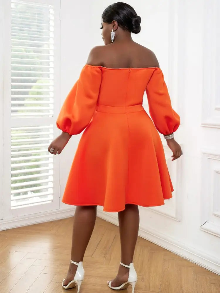 Sexy Off Shoulder Plus Size Dresses Wedding Guest Gowns