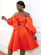 Sexy Off Shoulder Plus Size Dresses Wedding Guest Gowns