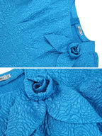 Summer Outfits for Women 3D Flower Bubble Sleeve